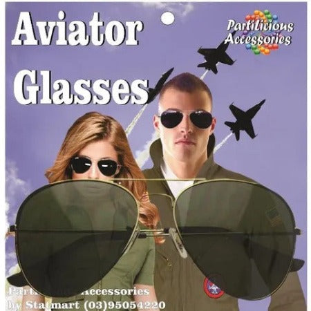 Aviator Top Gun Style Glasses