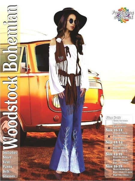 WOODSTOCK BOHEMIAN FEMALE COSTUME