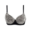 Spikey Festival Bra Silver