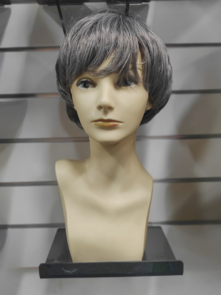 Short grey unisex wig