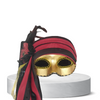 Pirate style masquerade mask