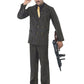 Gold Pinstripe gangster suit costume