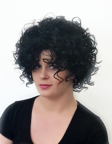 Prince Black Curly Wig