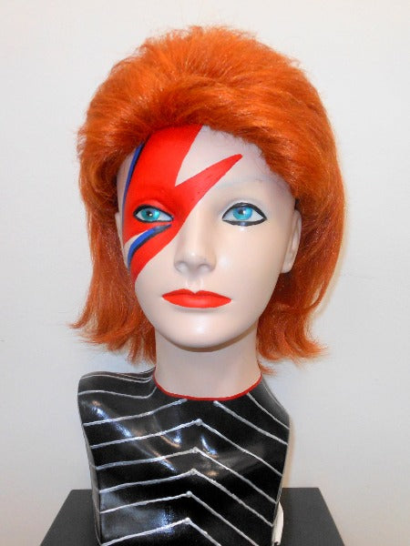 David Bowie Orange Wig