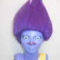 Purple Troll Character Wig