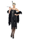 Simple Black flapper dress costume