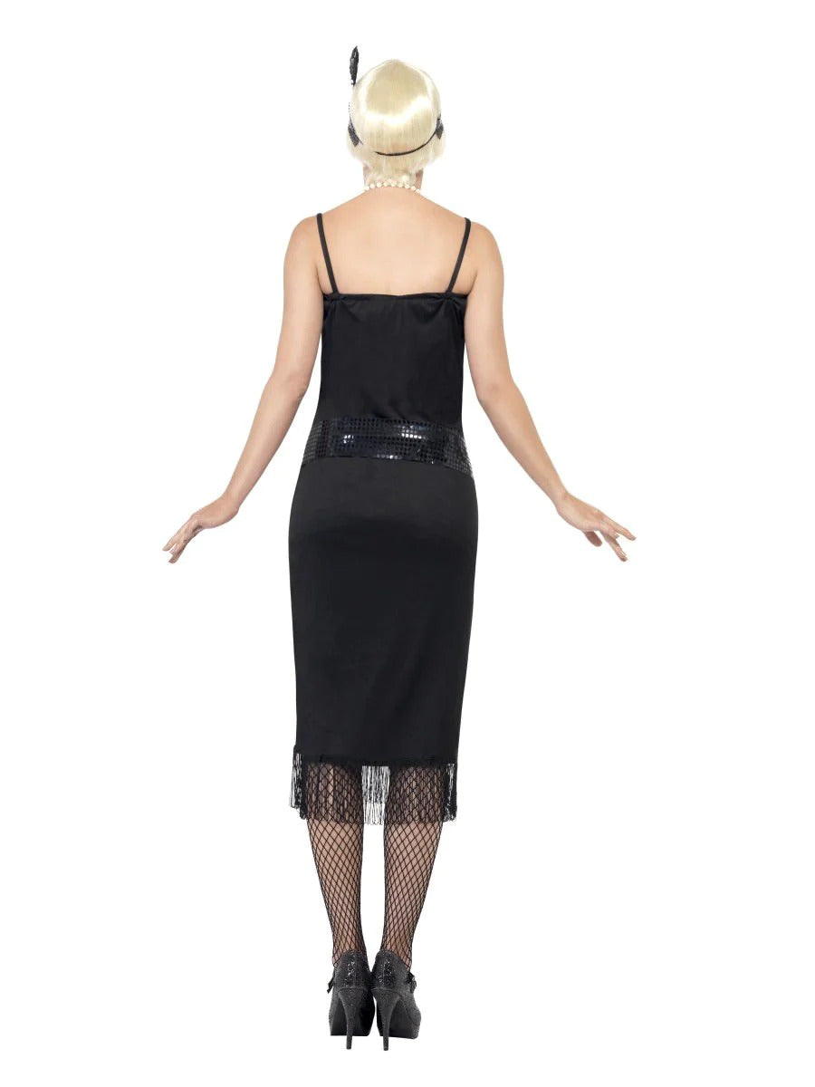 Simple Black flapper dress costume