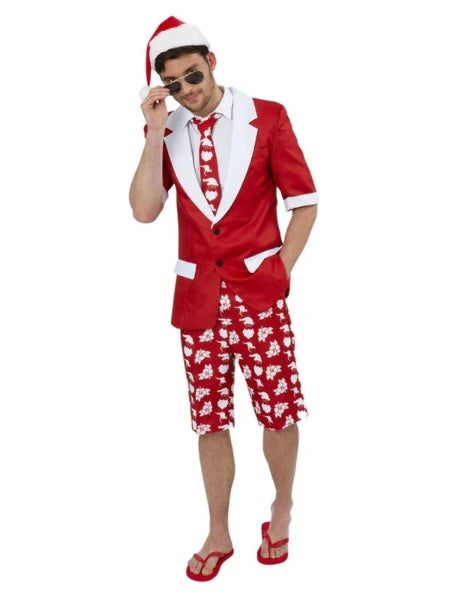 Australian Christmas Santa Suit Red  (short)