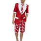 Australian Christmas Santa Suit Red  (short)