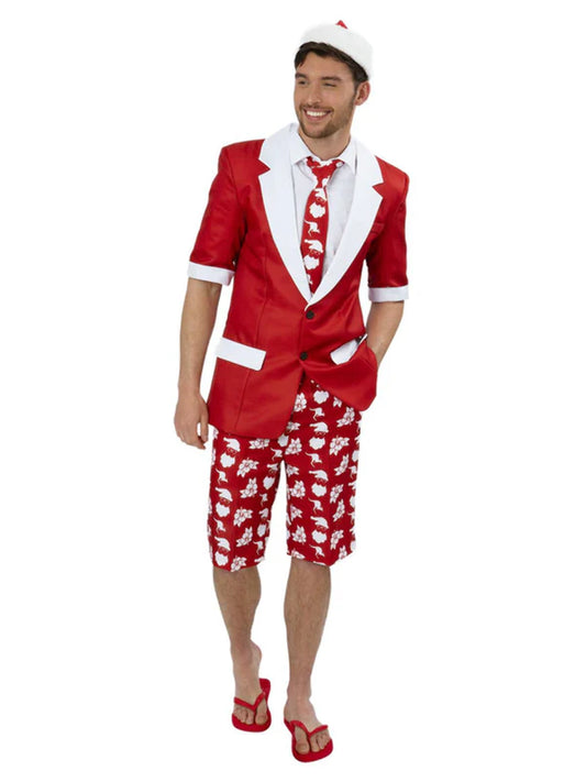 Australian Christmas Santa Suit Red  (short)