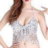 SILVER SEQUIN HALTER FESTIVAL