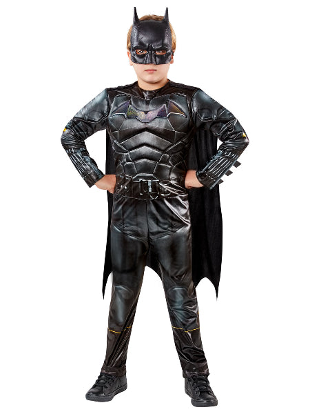 BATMAN ‘THE BATMAN’ DELUXE HOLO EMPLEM COSTUME, CHILD