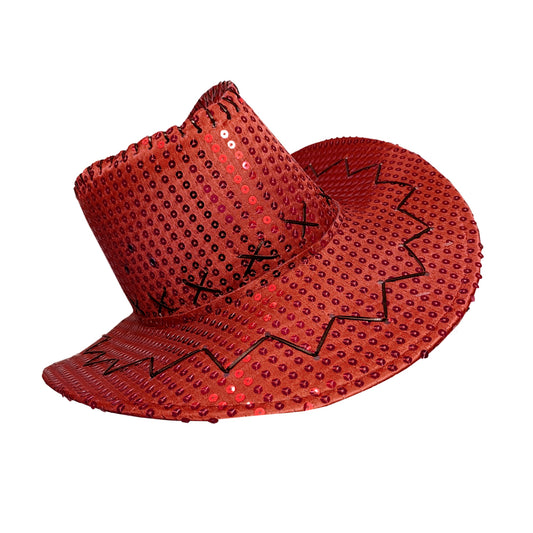 Sequin cowboy rodeo hat