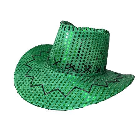 Sequin cowboy rodeo hat