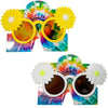 Hippie flower glasses