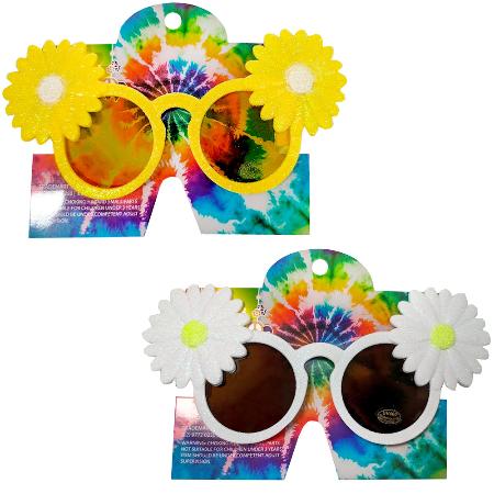 Hippie flower glasses