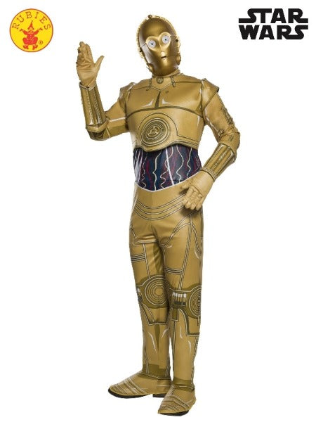 C-3PO DROID DELUXE COSTUME, ADULT