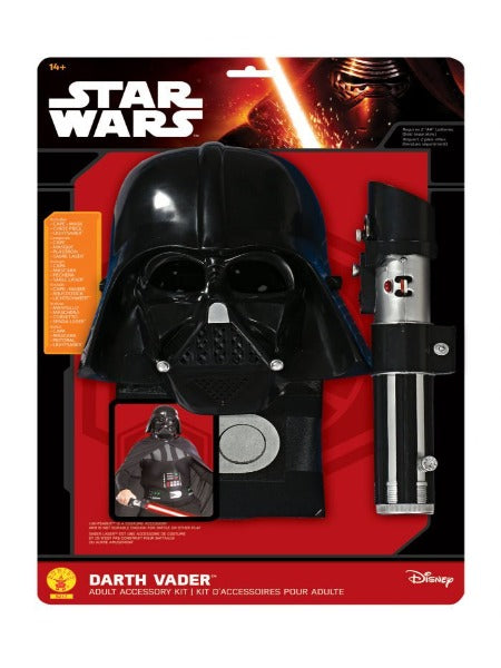 Darth Vader Adult Costume Set with Lightsabre