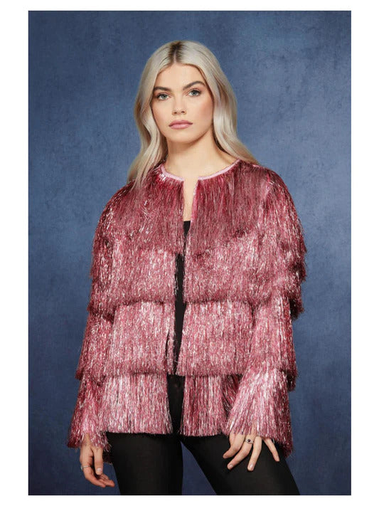 Deluxe Pink  Tinsel Jacket