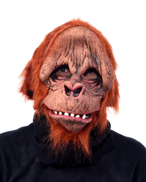 Orangutan latex primate mask