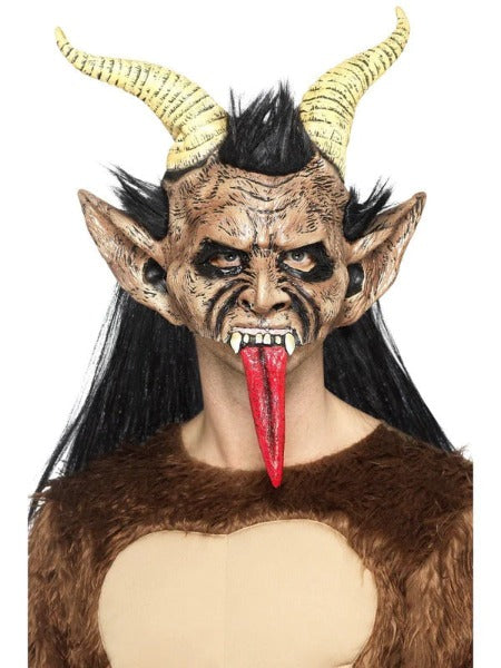 beast krampus demon mask