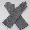 SILVER GLITTER GLOVES