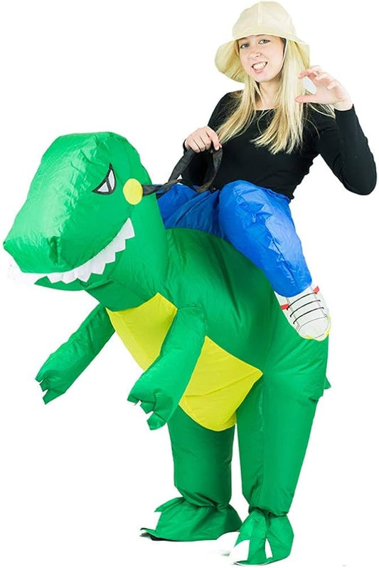 Inflatable dinosaur costume ( ride on)