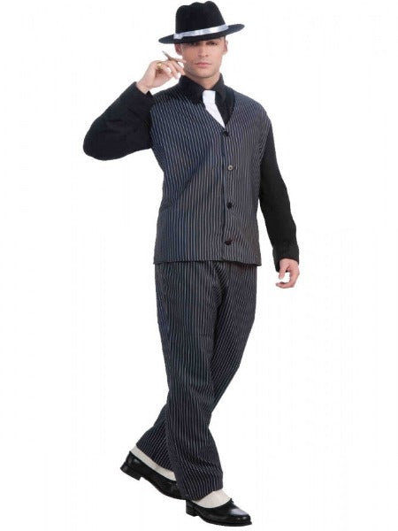 Gangster Gatsby 1920's Mens Pinstripe Suit