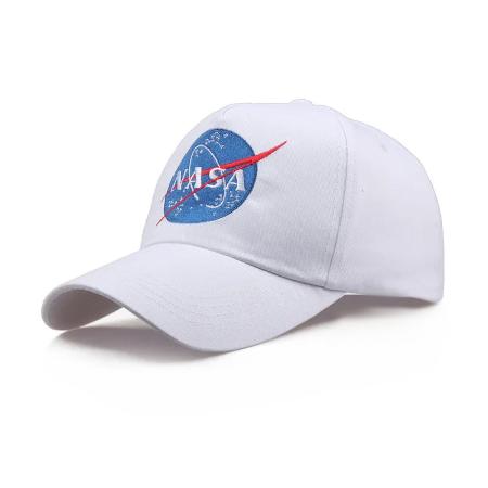 White NASA hat