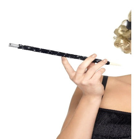 Cigarette Holder Sequin Black