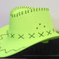 Fluro Green Cowgirl Cowboy Hat