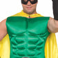 Hero Muscle Chest Adult Costume Various colours