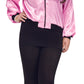 50's Ladies Pink Satin Jacket