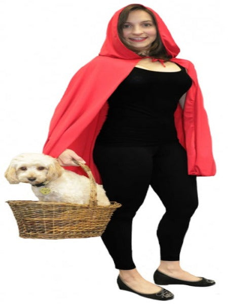 Red Riding Hood Cape/Hood Adult Size