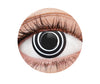 Black Spiral contact lenses