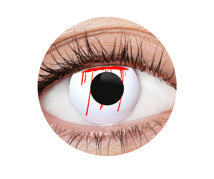 White Slash Contact Lenses