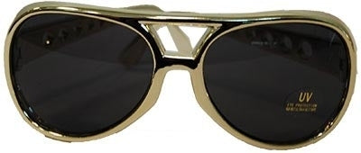 Elvis Glasses Gold Frame