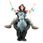 Inflatable ride on Gorilla costume