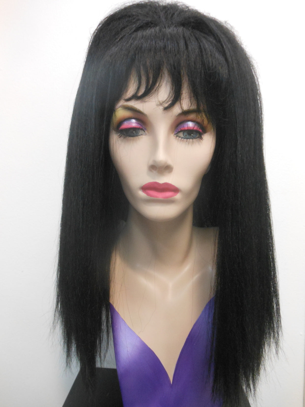 60's Beehive Hairdo Long Black or Blonde Wig