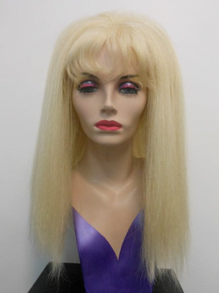 60's Beehive Hairdo Long Black or Blonde Wig