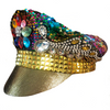 RAINBOW MARDI GRAS FESTIVAL BIG BLING HAT