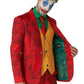 Scarlet Joker Mens Deluxe Villain Costume Suit