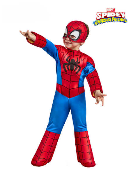 SPIDEY DELUXE ‘SPIDEY & HIS AMAZING FRENDS’ COSTUME, CHILD