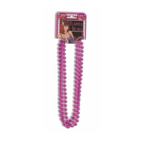 HOT PINK FLAPPER BEADS