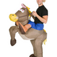 Inflatable cowboy costume