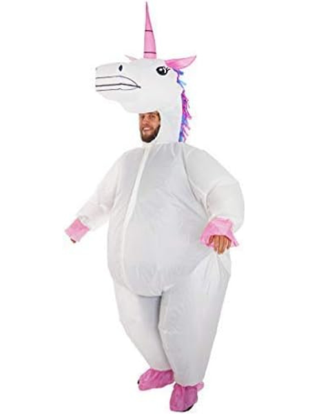 Inflatable unicorn costume