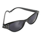 50's Rhinestone Party Glasses-Black