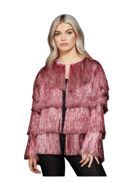 Deluxe Pink  Tinsel Jacket