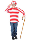 Where's Waldo / Wallace / Wally Costume Child Size