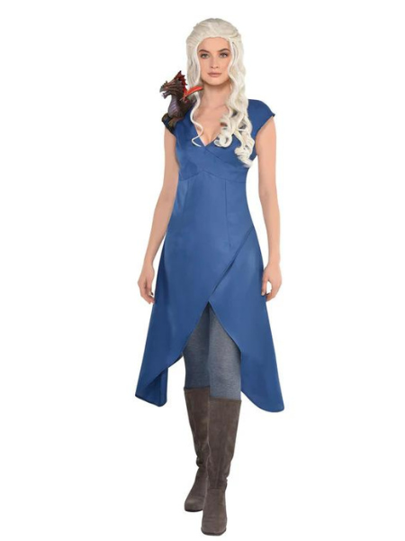 Blue slate dress, dragon queen